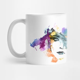 colourful women face Mug